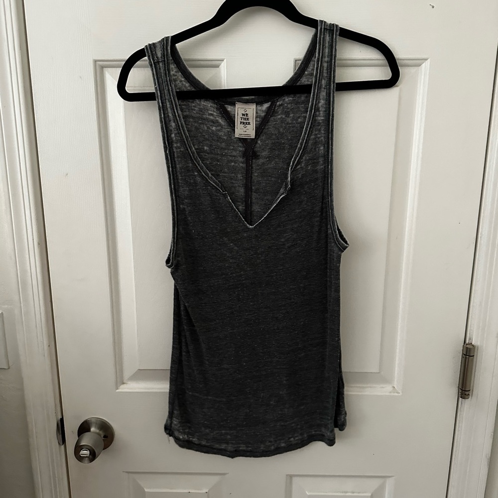 Large grey tank